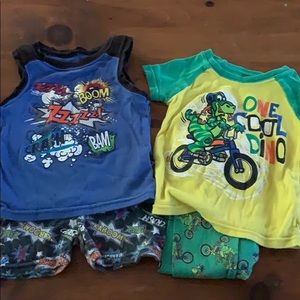 18m sleep tight pj sets lot of 2